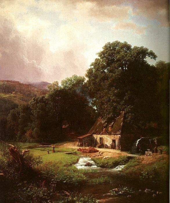Albert Bierstadt The Old Mill